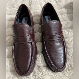 Florsheim Men's Riva Moc Toe Bit Loafers, Burgundy Leather, Size 10D